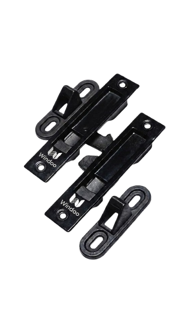 Semi Metal 4" Sliding Window Lock