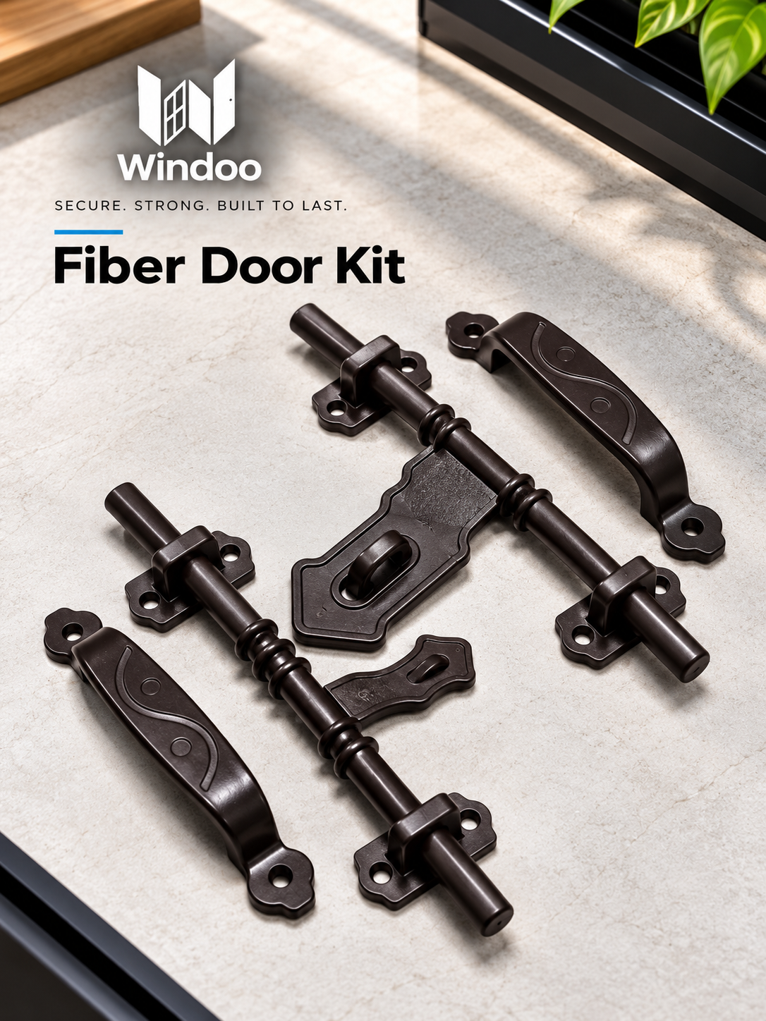 Fiber door fitting