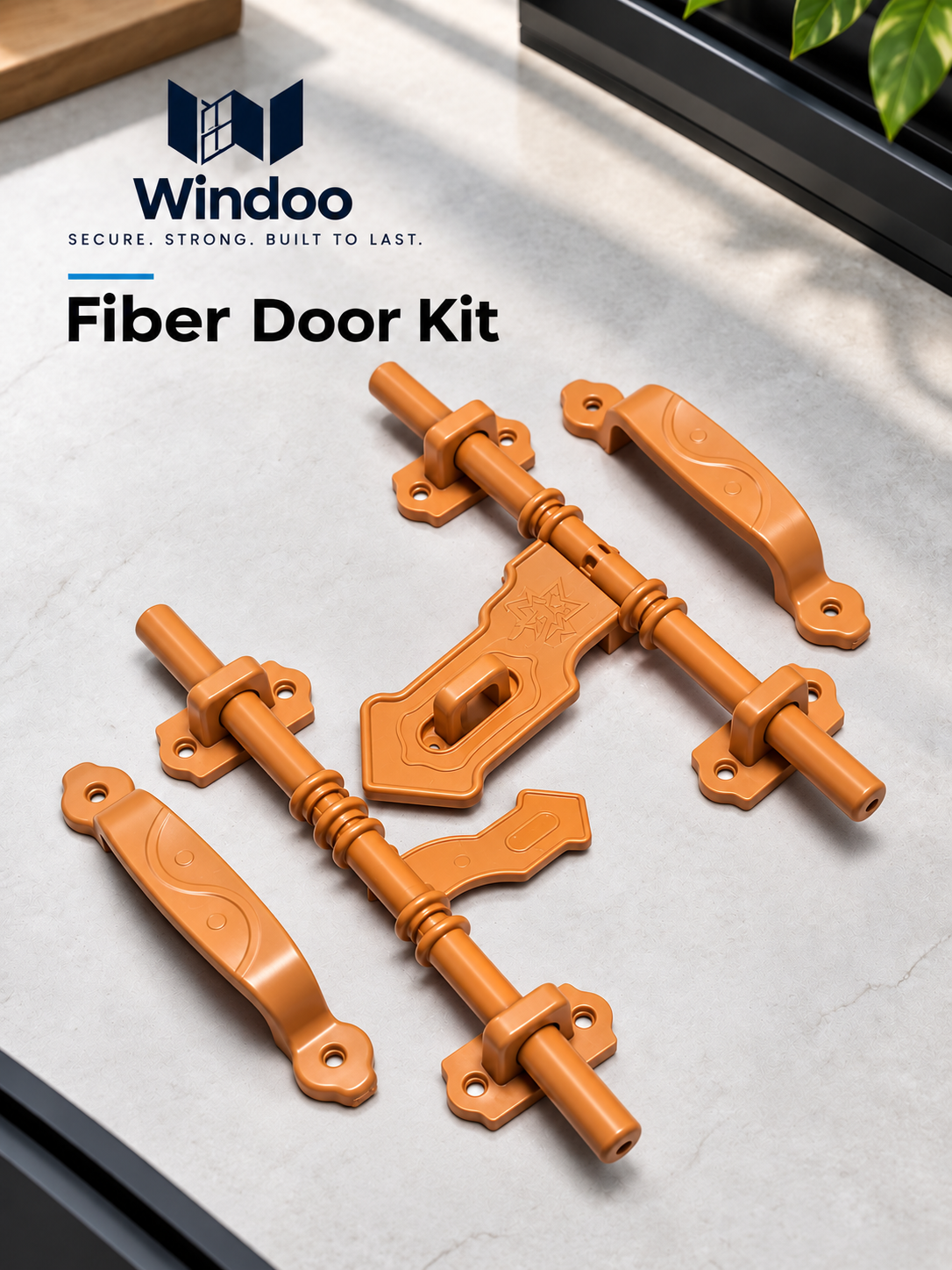 Fiber door fitting