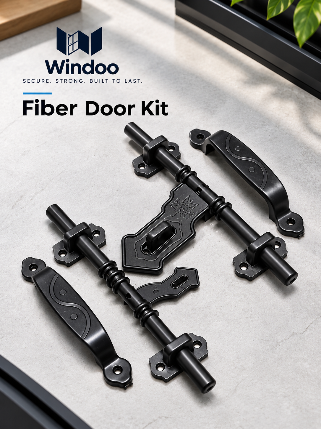 Fiber door fitting