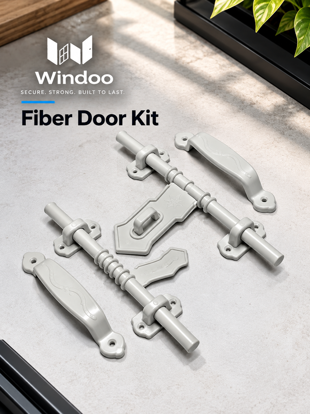 Fiber door fitting