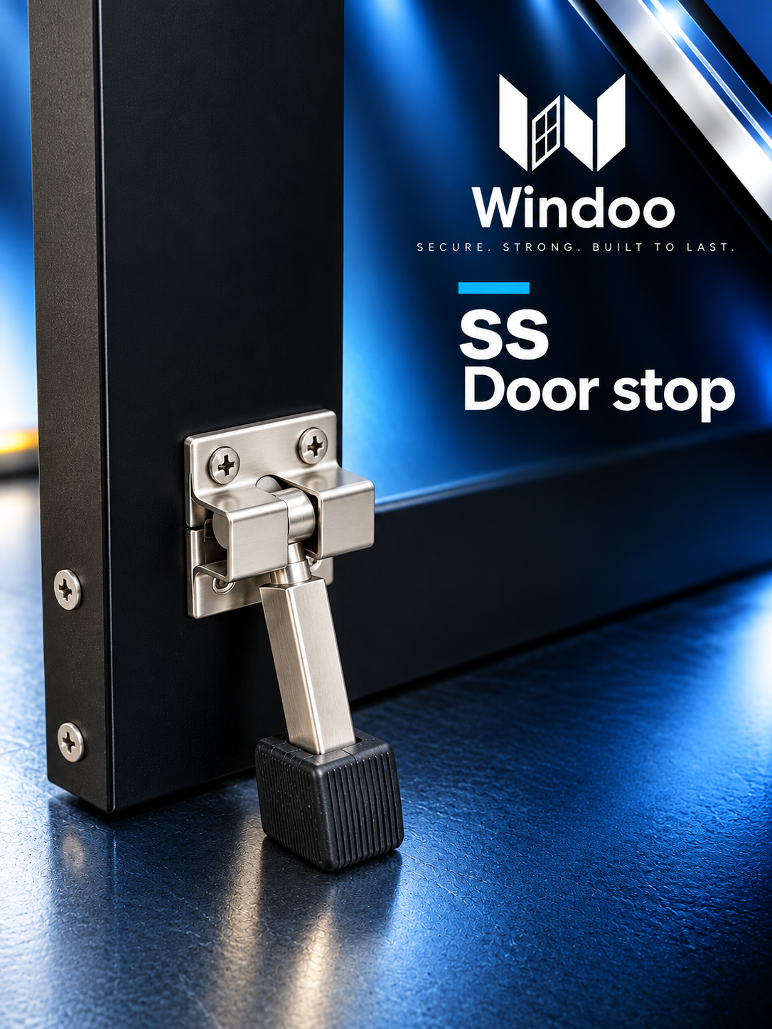 SS door stop-single